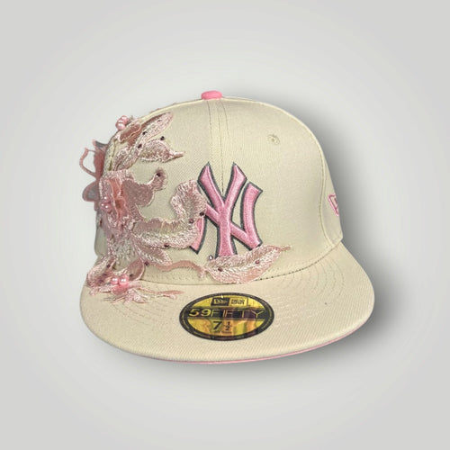cap beige e rosa